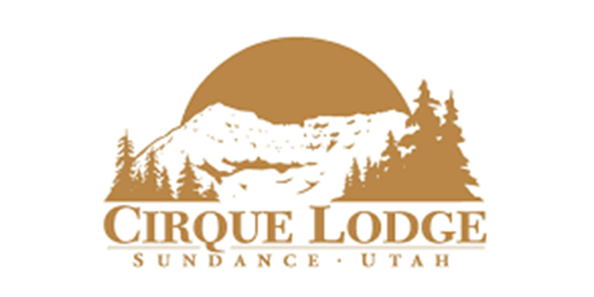 A logo of cirque lodge in sundance, utah.