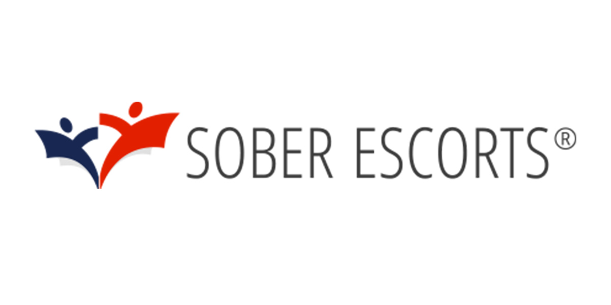 A logo of sober escourts, an organization that is helping people with alcohol.