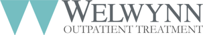 A logo of well outpatient hospital with white background